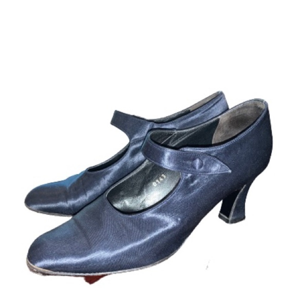 ⭐️HOSTPICK⚡️Mondi Vintage Satin Navy Maryjanes ✨🇮🇹 size 10